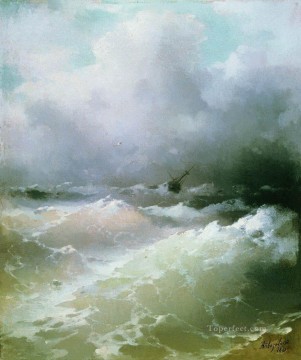 Mar 1881 Romántico Ivan Aivazovsky Ruso Pinturas al óleo
